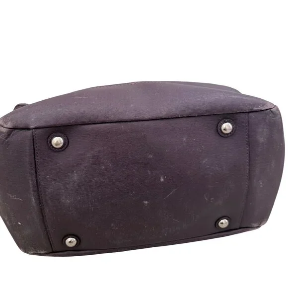 Coach Women's Bag Eggplant Purple Leather Straps Baby Diaper Bag Travel 26353 - Picture 8 of 12